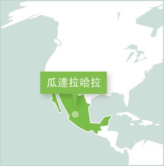 Projects Abroad 志工在墨西哥的目的地:瓜達拉哈拉 瓜達拉哈拉是城市地圖,Projects Abroad在瓜達拉哈拉設立志工項目。